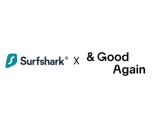 Surfshark x &GoodAgain projektas