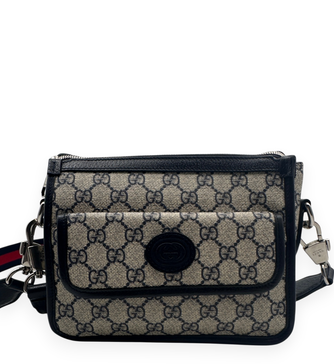 GG Supreme Canvas Messenger Bag