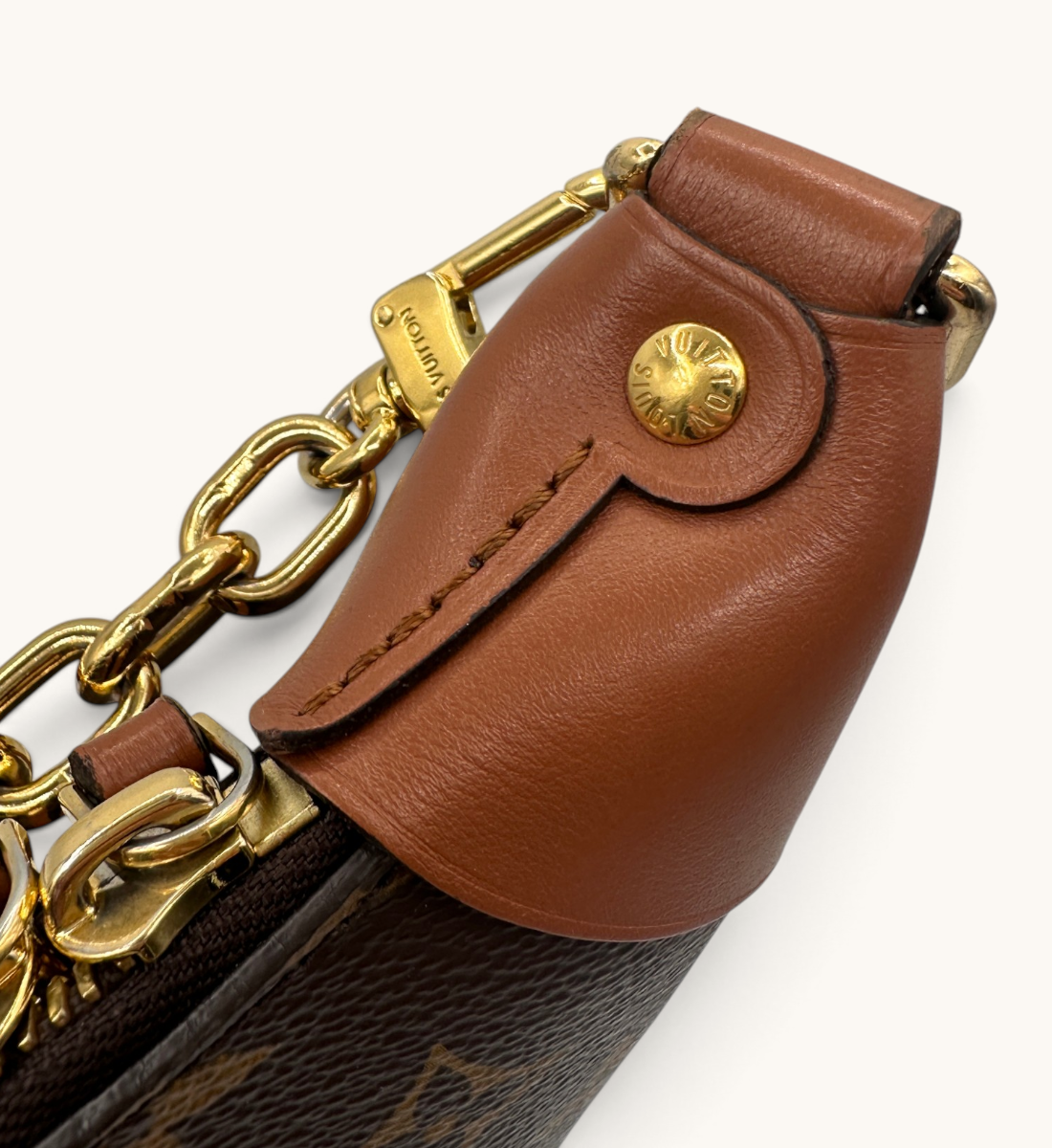 Loop Reverse Monogram Canvas Hobo Bag
