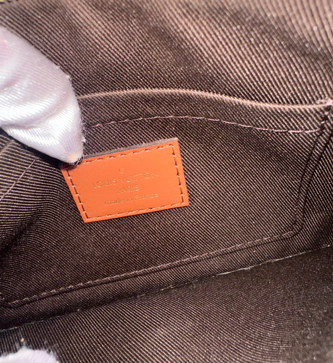 Loop Reverse Monogram Canvas Hobo Bag