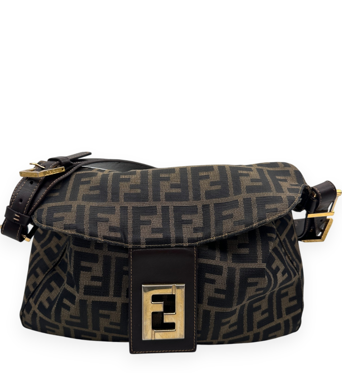 Zucca FF Jacquard Shoulder Bag