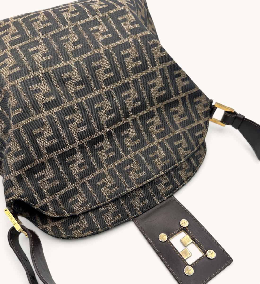 Zucca FF Jacquard Shoulder Bag