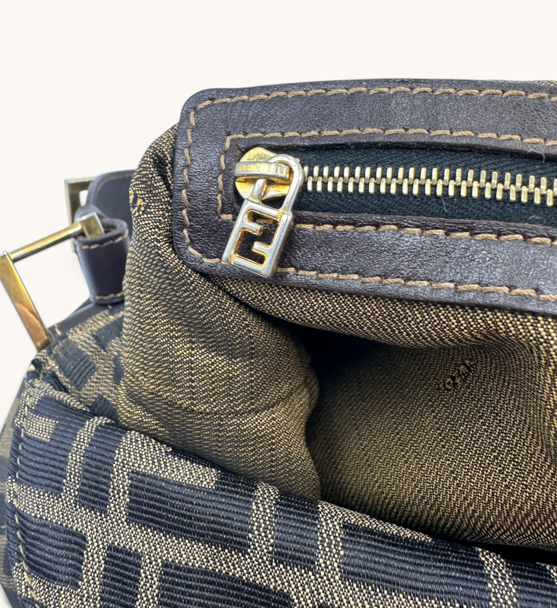 Zucca FF Jacquard Shoulder Bag