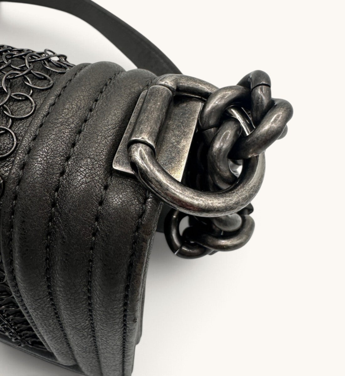 Small Boy Chainmail Flap Bag
