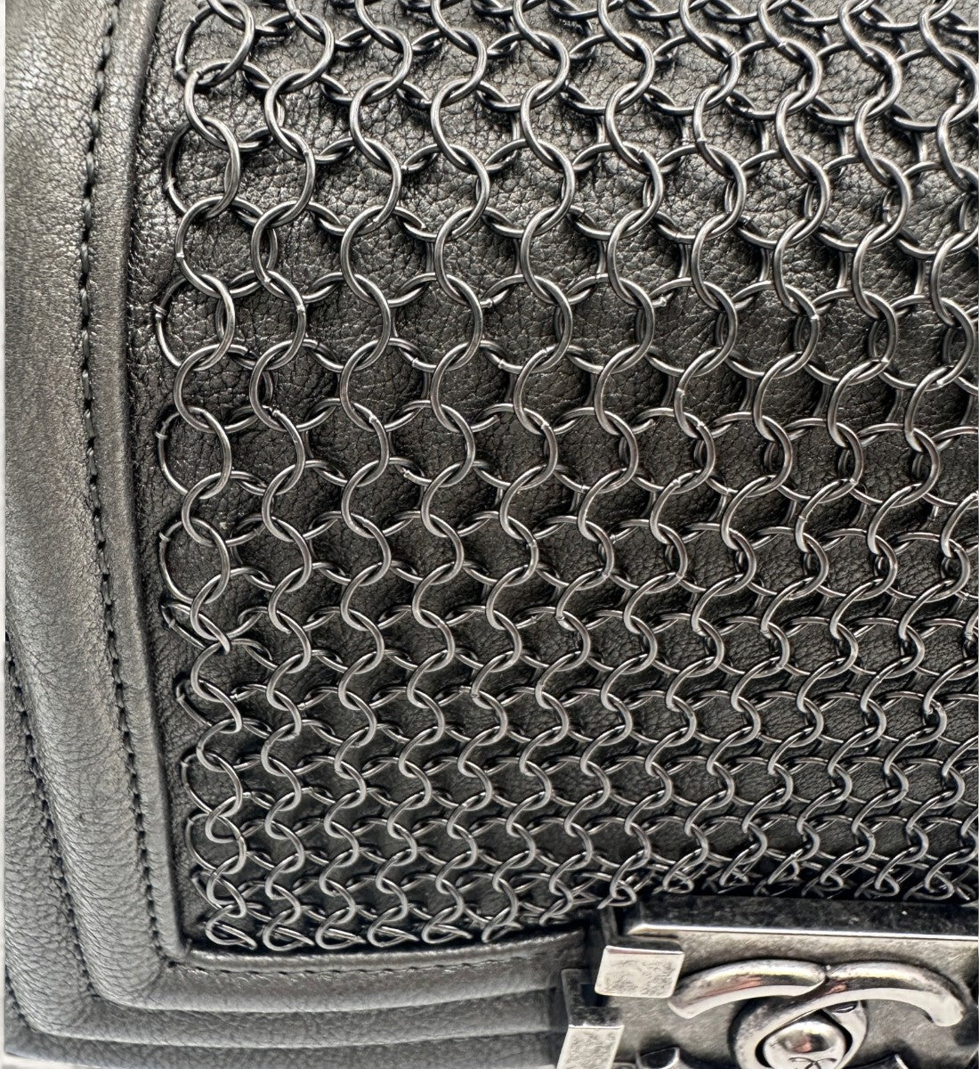 Small Boy Chainmail Flap Bag