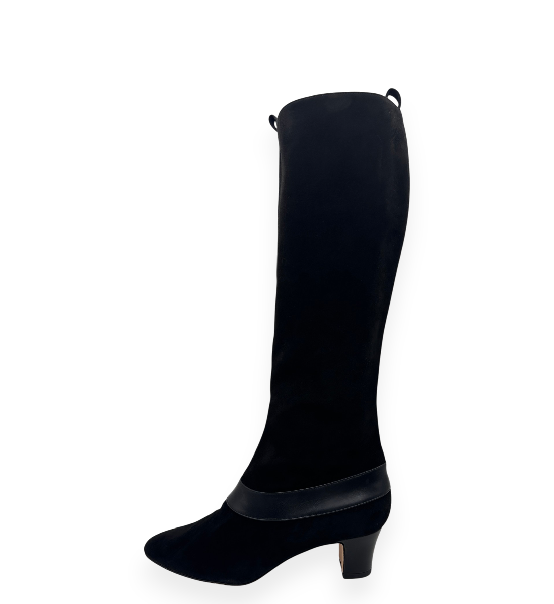 Suede Knee-High Boots