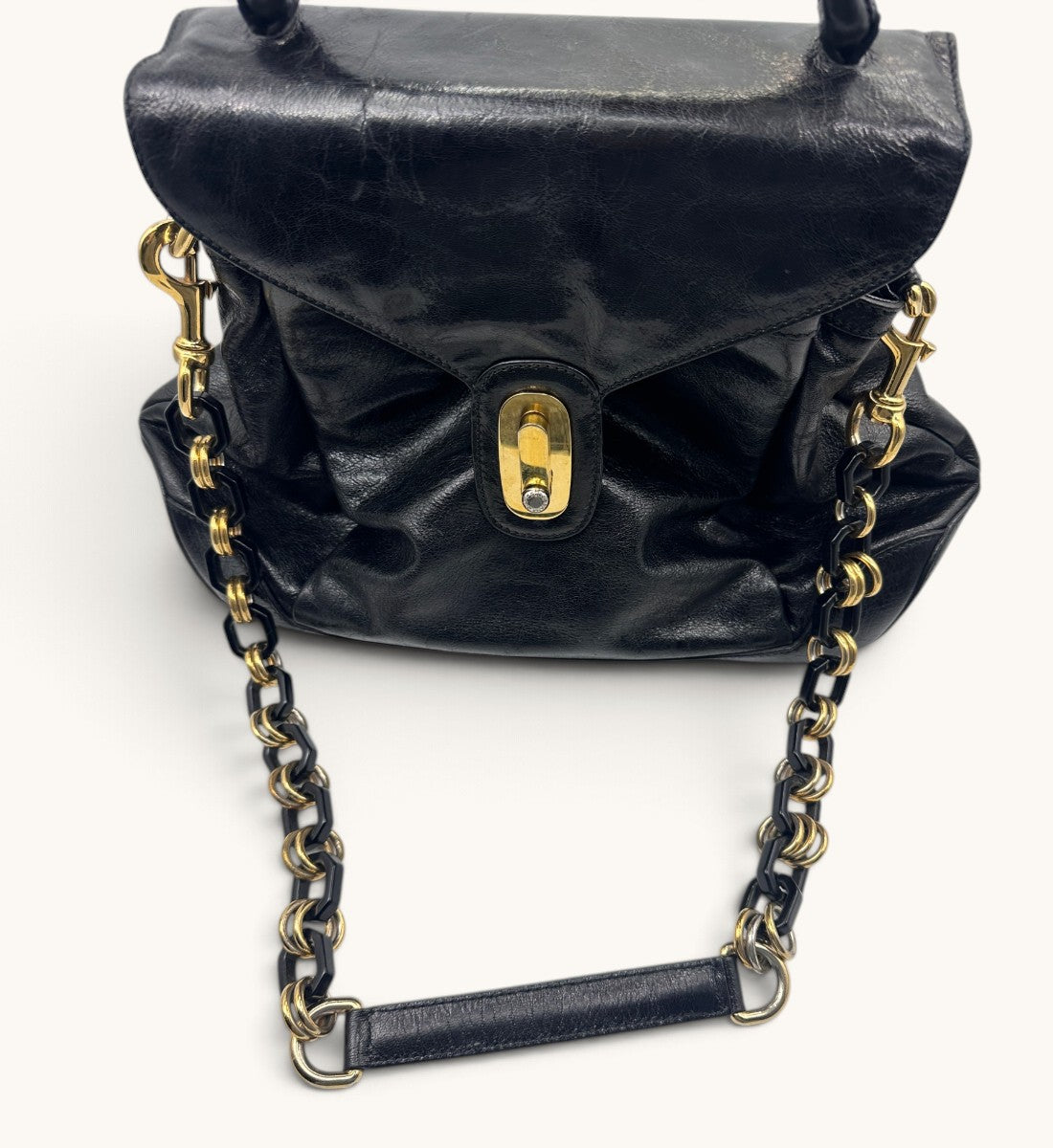 Miss Lantana Leather Satchel