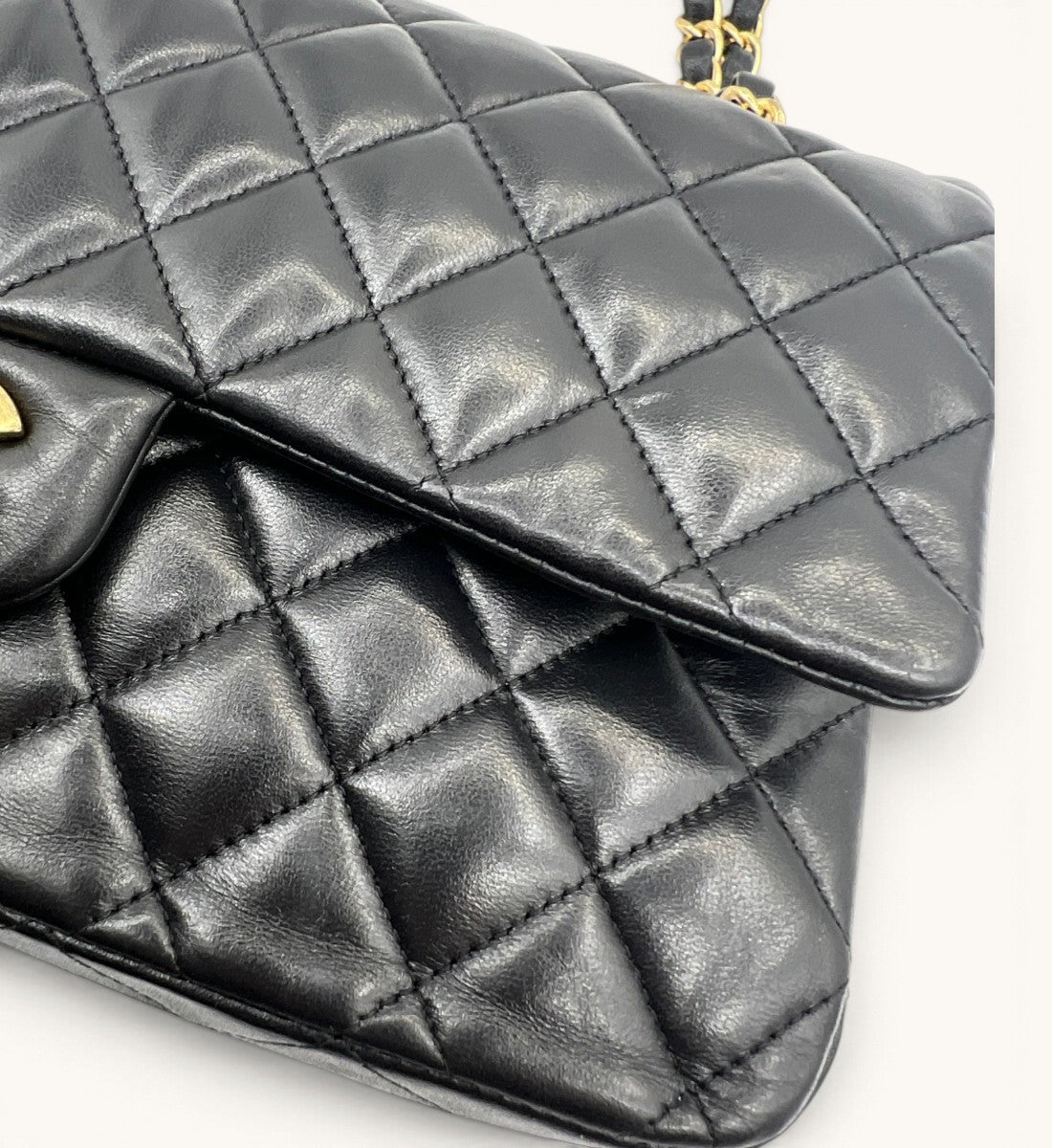 Medium Double Flap Handbag