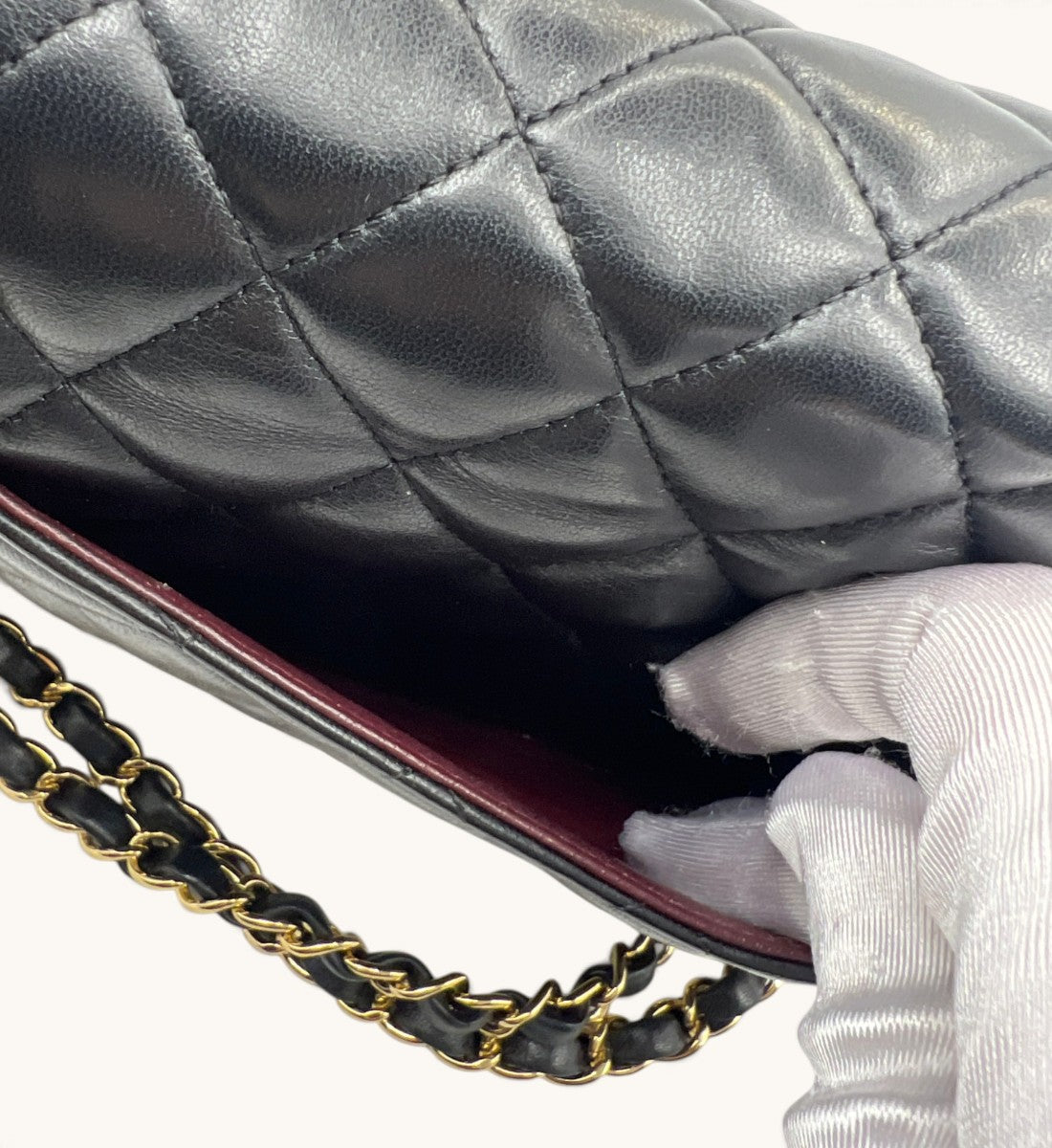 Medium Double Flap Handbag