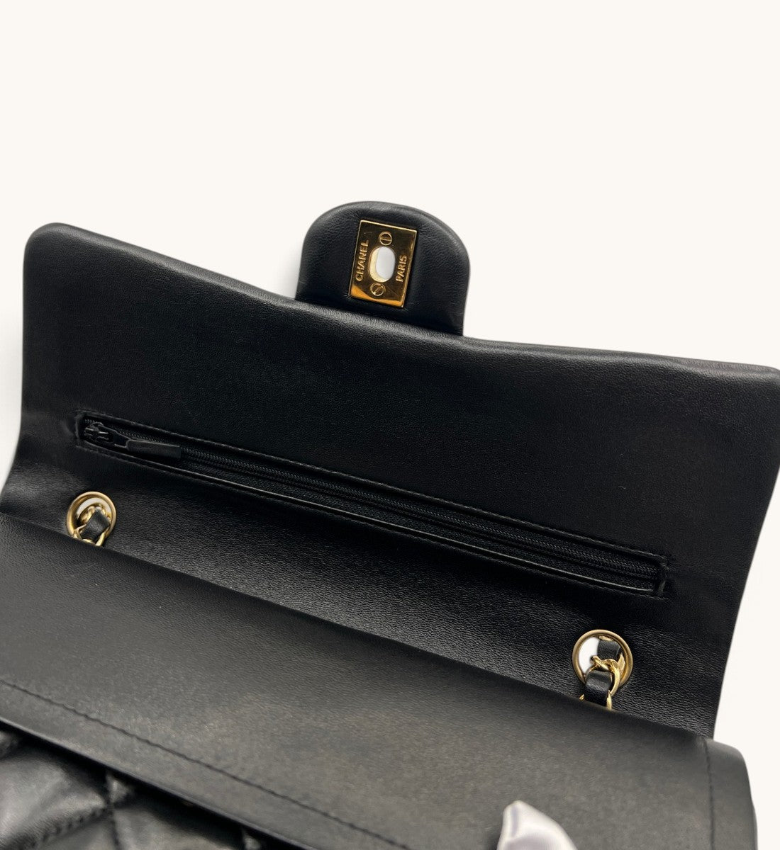 Medium Double Flap Handbag