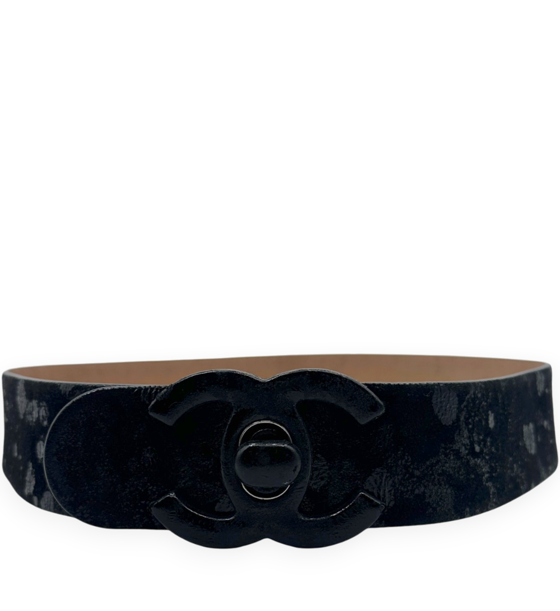 CC Turn-Lock Crackled Belt