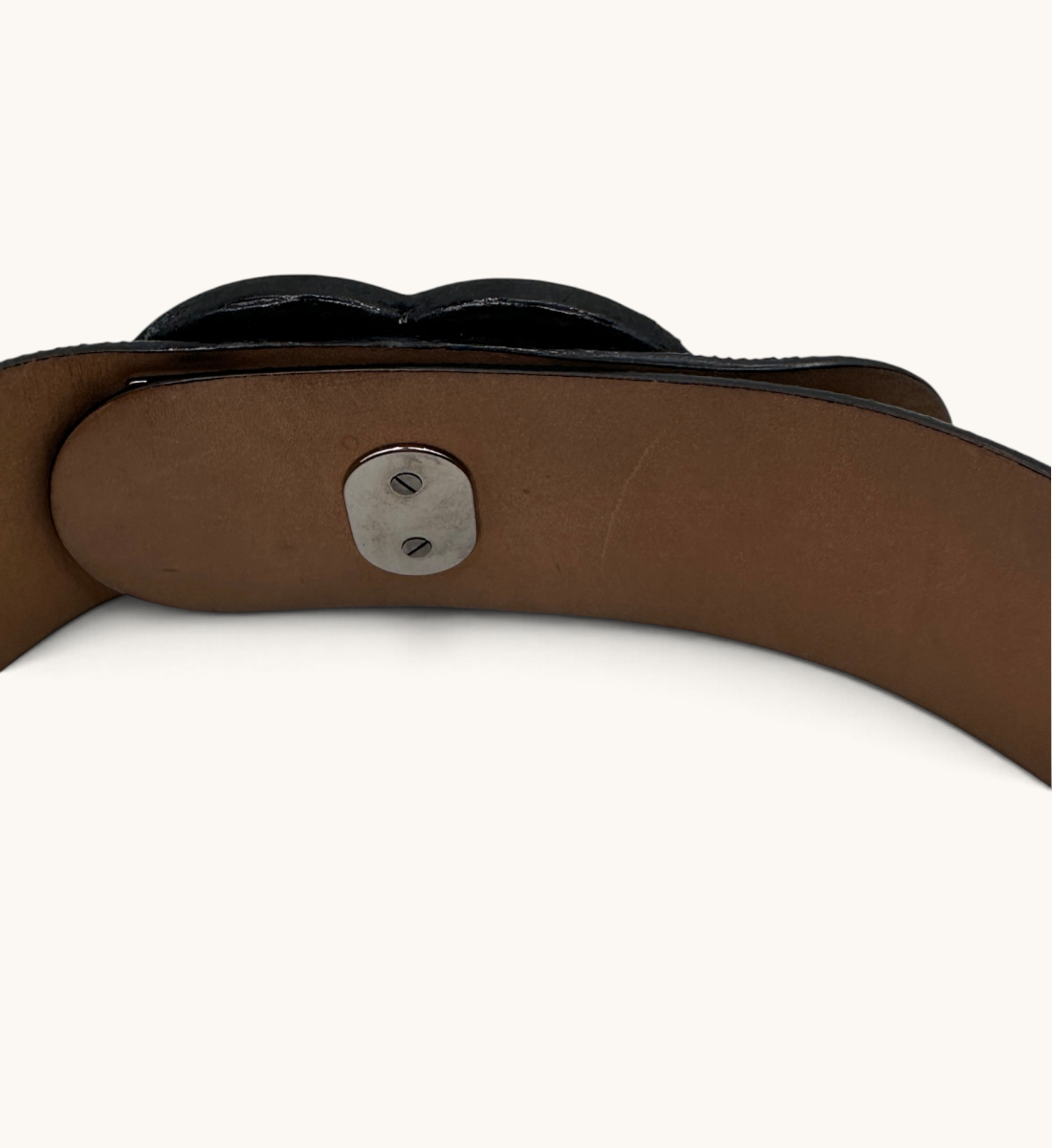 CC Turn-Lock Crackled Belt