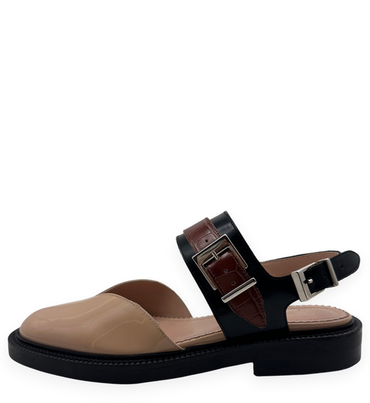 Vinyl Closed Toe Sandals