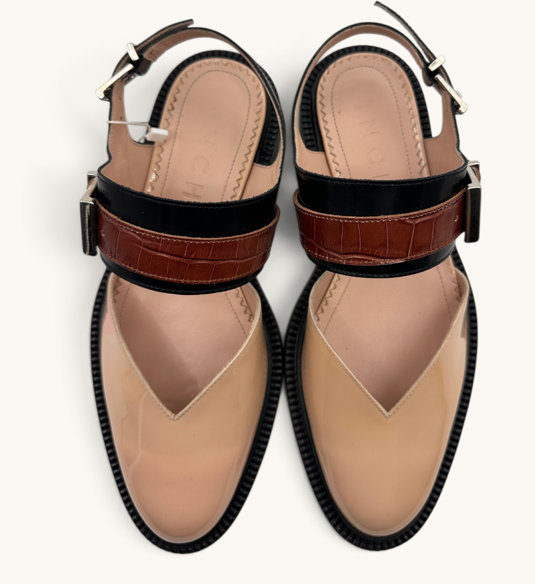 Vinyl Closed Toe Sandals