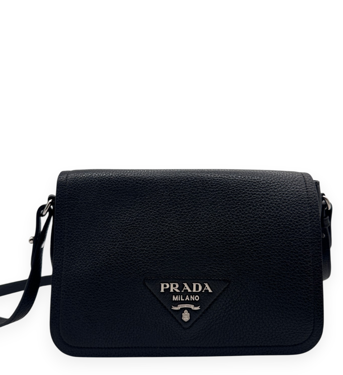 Vitello Daino Flap Shoulder Bag