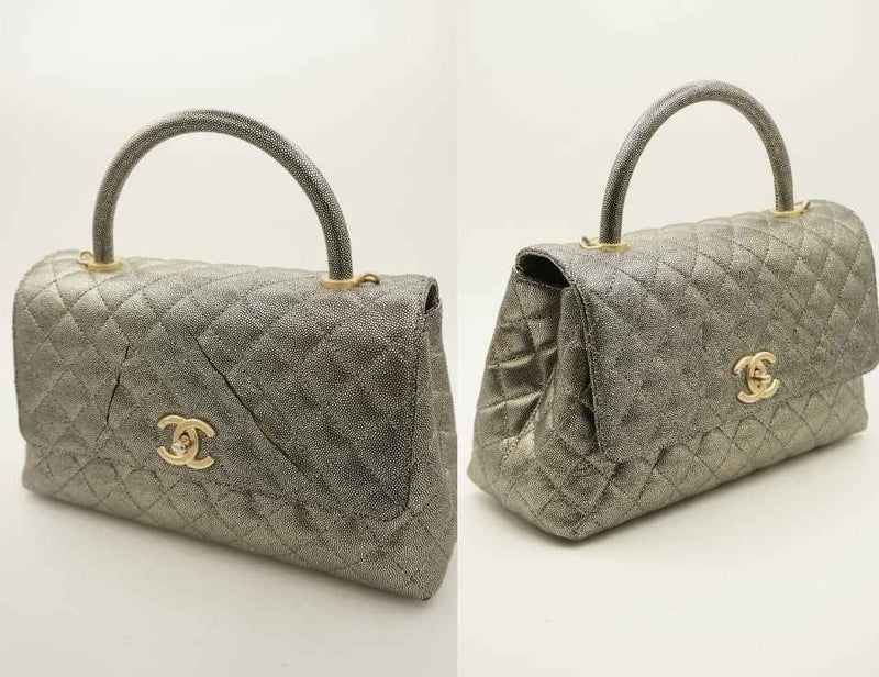 Chanel Coco Handle Silver