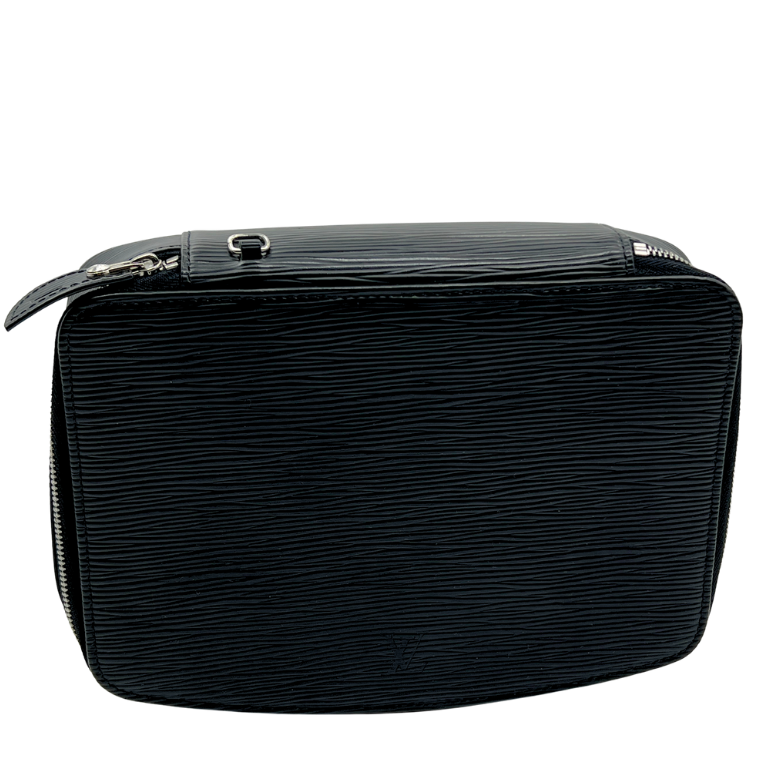 Louis Vuitton Black Epi Monte Carlo Jewelry Case