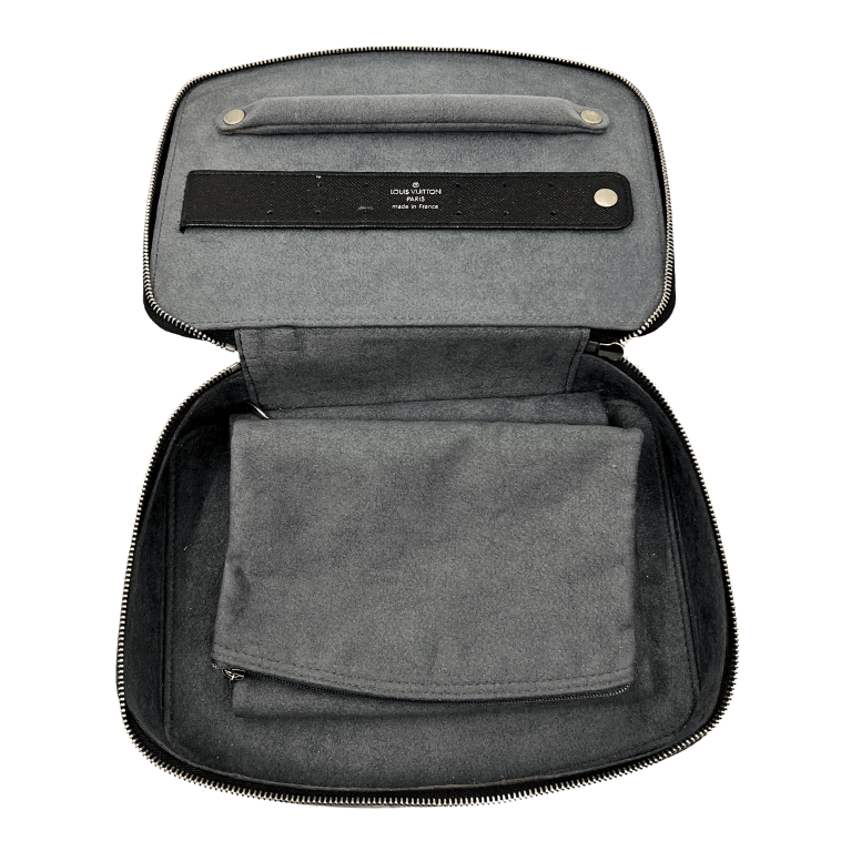 Louis Vuitton Black Epi Monte Carlo Jewelry Case