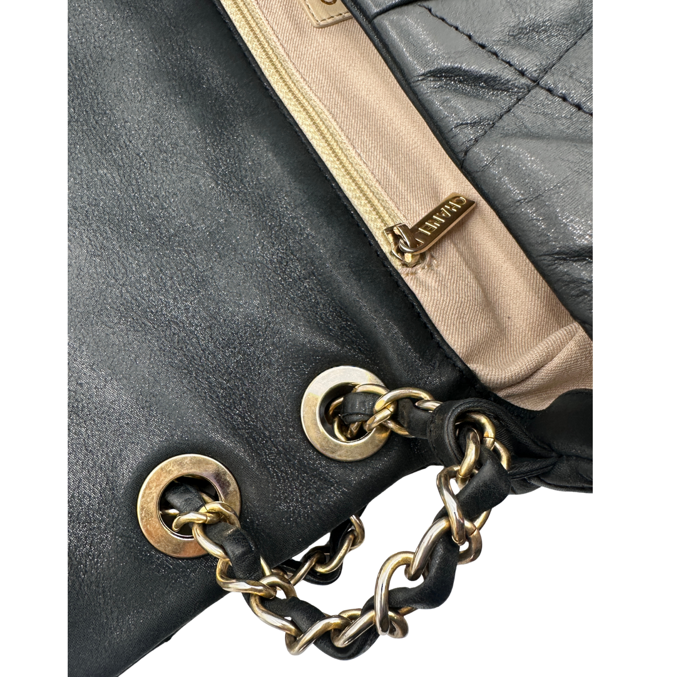 Iridiscent Large Classic Quilted Flap Bag