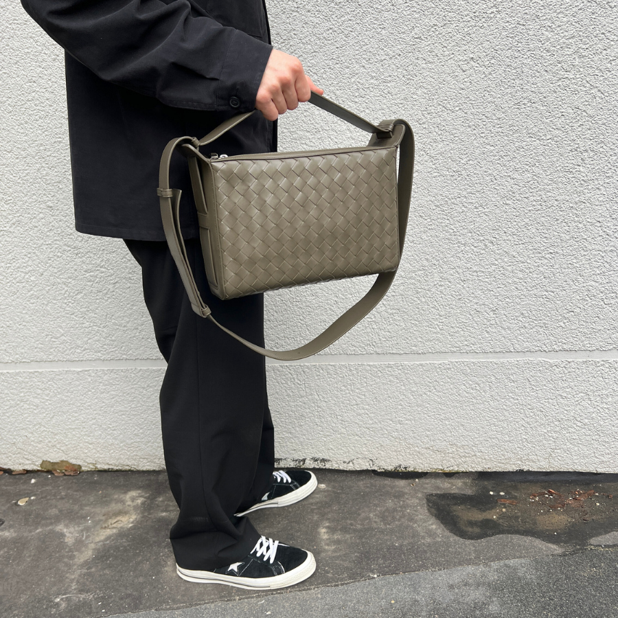 Intrecciato Tribeca Top Handle Bag