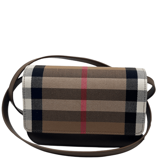 Madison Check Flap Bag