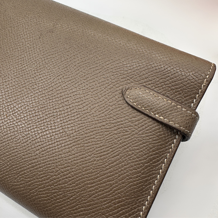 Kelly Long Wallet in Etoupe Epsom Leather