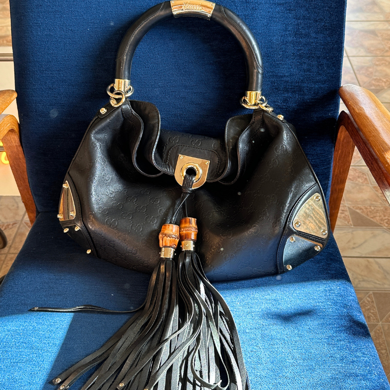 GG Canvas Guccissima Indy Shoulder Bag