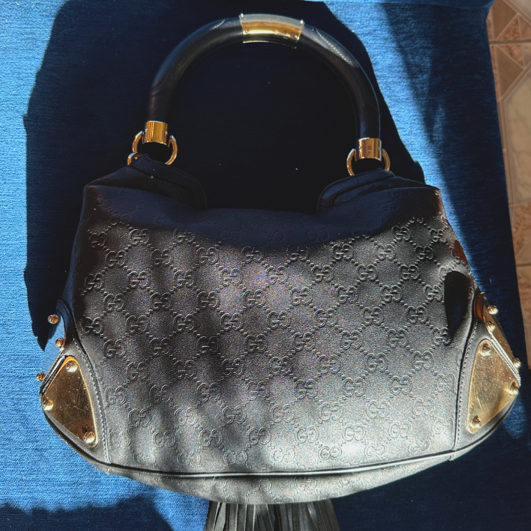 GG Canvas Guccissima Indy Shoulder Bag