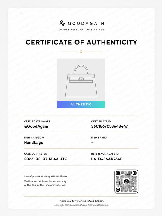 Certificate of authenticity