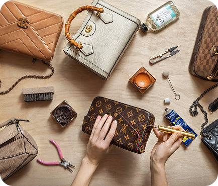 Small handbags, purses, wallets