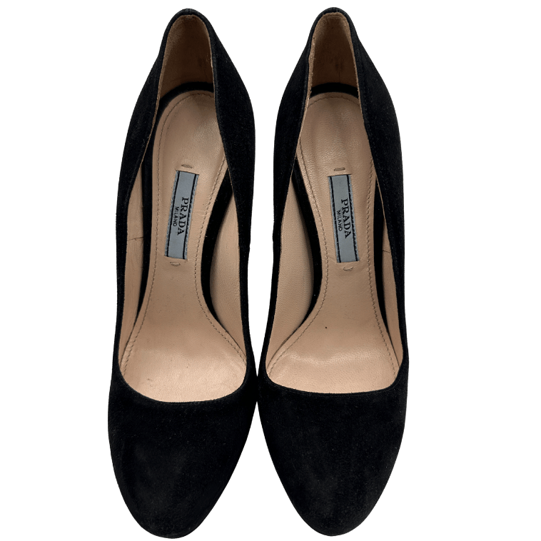 Black Platform Pumps