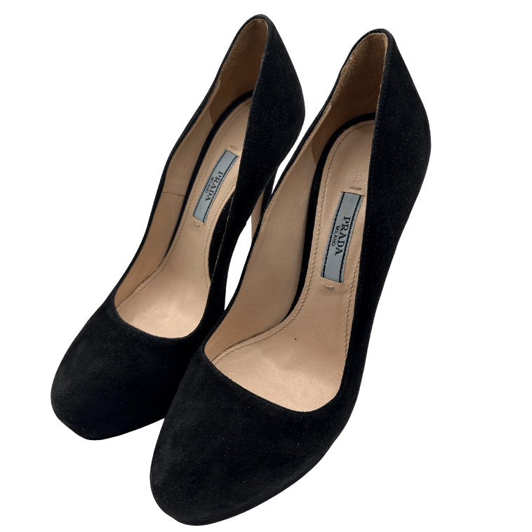 Black Platform Pumps