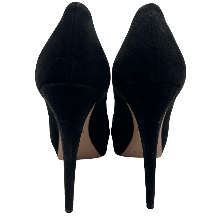 Black Platform Pumps