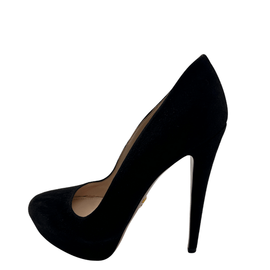Black Platform Pumps